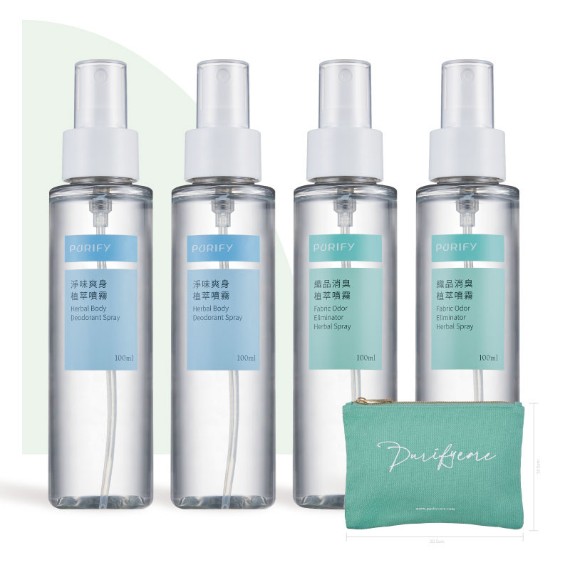 乾爽消臭｜身體織品淨味組-超值4入型